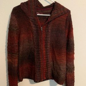 Prana Space-Dyed Knit Sweater Size Large